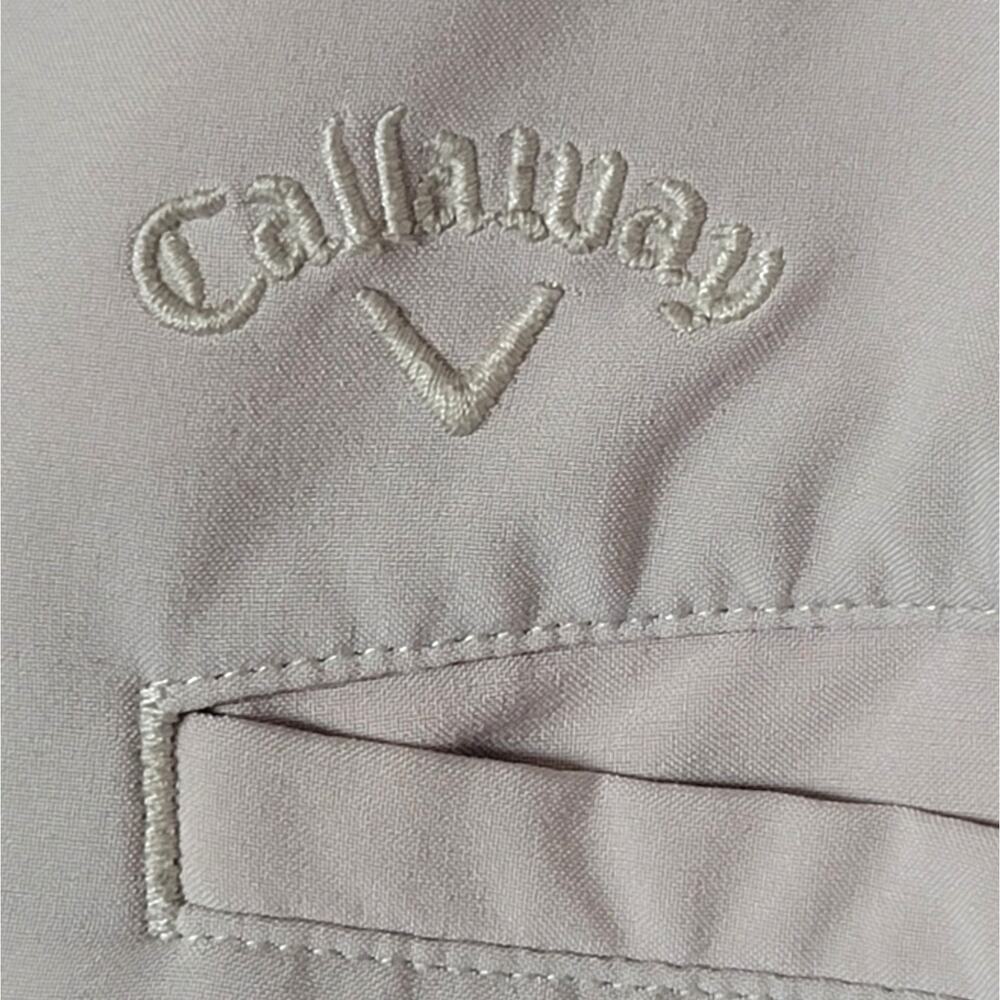 Callaway Men's Stretch Performance Golf Shorts in Pearl Khaki Mens: XL - Picture 7 of 11